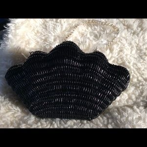 Talbots Black Clutch